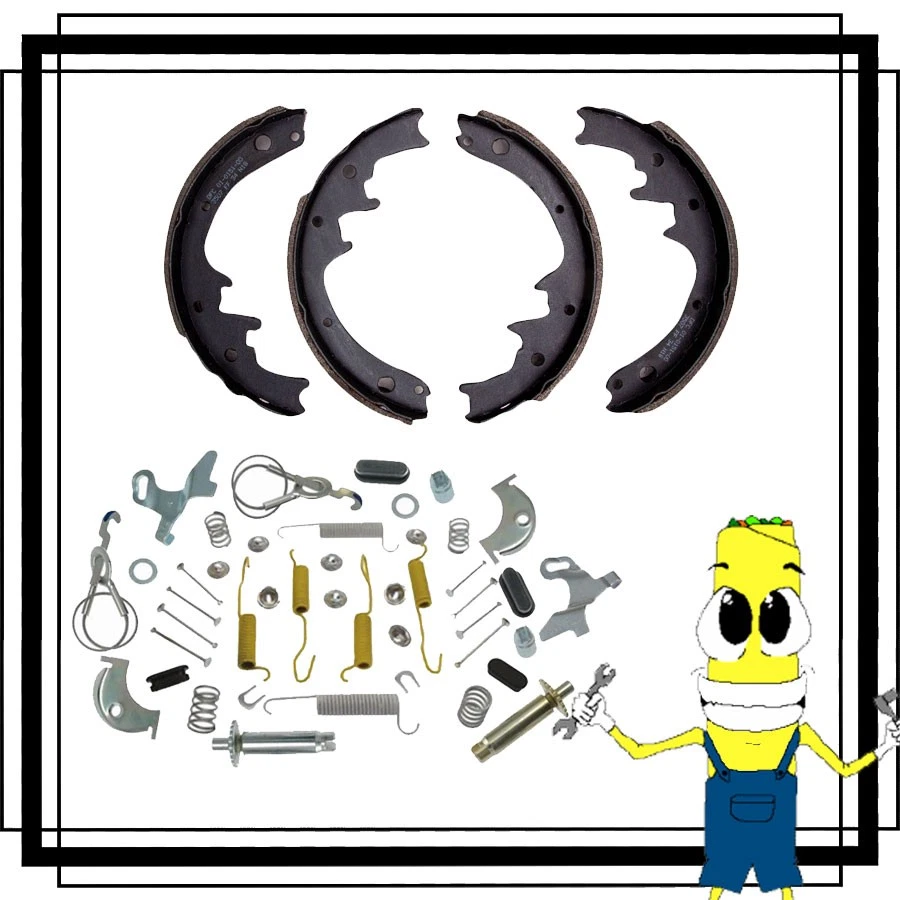 Kit de ferragens e ajustadores de sapata de freio traseiro para Jeep CJ5 1979-1981 - Imagem 1 de 1