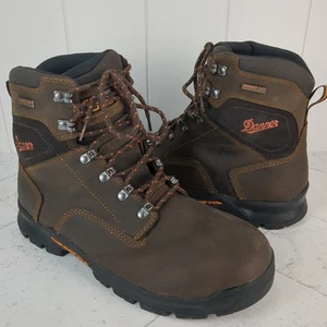 Danner Crafter 6" wasserdichte Arbeitsstiefel Schnürschuhe Herren Gr. 9 EE braun TOP  - Bild 1 von 13