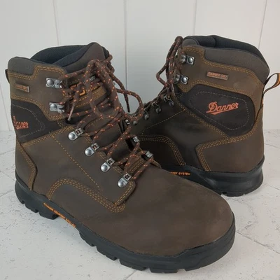 Botas de Trabajo Danner Crafter 6" Impermeables con Cordones Para Hombre Talla 9 EE Marrón Excelente  Foto 1 de 4