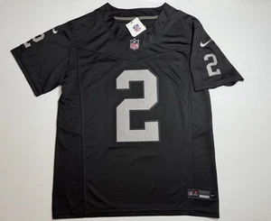 Small Ashton Jeanty #2 Vapor FUSE Jersey Black Elite Quality Las Vegas Raiders - Picture 1 of 9