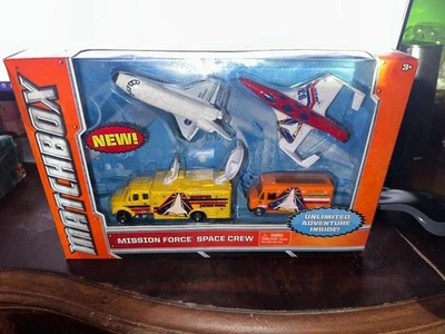 MATCHBOX MISSION FORCE SPACE CREW 4 PACK ENDEAVOUR SHUTTLE AERO BLAST NOP - Image 1 of 3