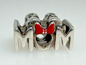 Pandora Moments Disney Minnie Mouse Charm Schleife und Mama Sterlingsilber - Bild 1 von 7