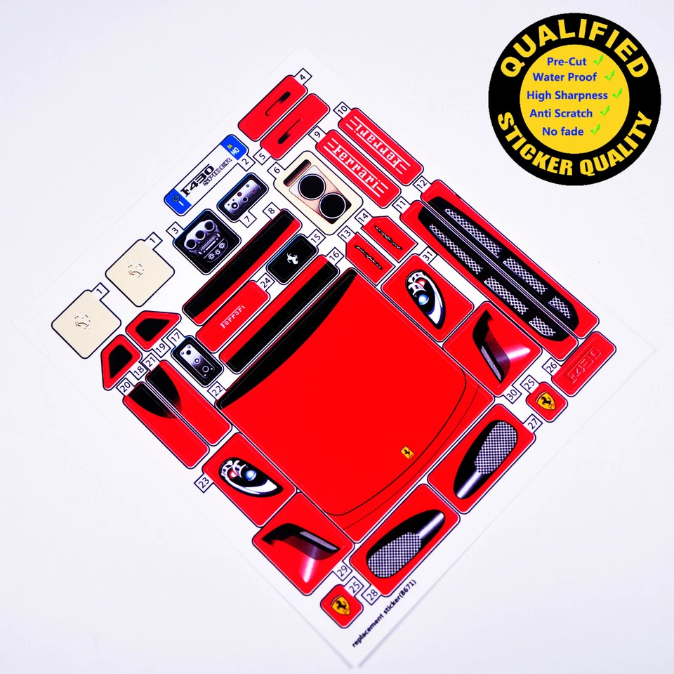 Replacement sticker for set 8671 Precut sticker - Image 1 of 4