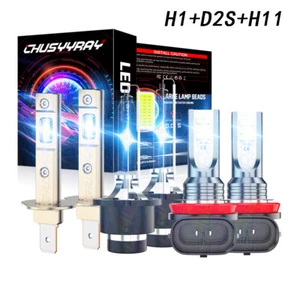 Faros delanteros LED Hi/Lo + luces antiniebla para For Mazda 6 2006 2007 2008 - Picture 1 of 17