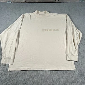 Camisa Pullover Fear of God Essentials Hombre Mediana Beige Grande NIEBLA Manga Larga - Imagen 1 de 11