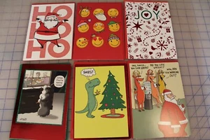 Lot of 20 Christmas Cards Recycled Paper Greetings 10 diff styles - Santa - Picture 1 of 6