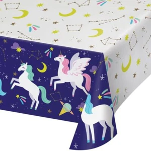 Unicorn Galaxy Paper Tablecloth 54" x 102" Birthday Party Decoration Tableware - Picture 1 of 1