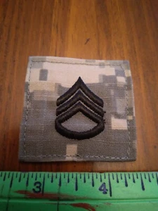 US Army ACU Patch gancio e anello singolo 2X2 - sergente maggiore (23-1154) - Foto 1 di 2