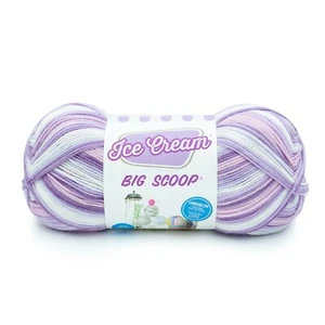 (1 Skein) Lion Brand Yarn 922-244E Ice Cream Big Scoop Baby Yarn, Black Cherry - Picture 1 of 7