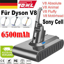 6500mAh Für Dyson V8 Akku Sony Cell Absolute Pro Animal Fluffy Staubsauger SV10