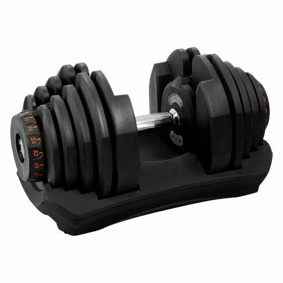 Powertrain 40kg Home Gym Adjustable Dumbell - Black (dmb-bf2-040-1)