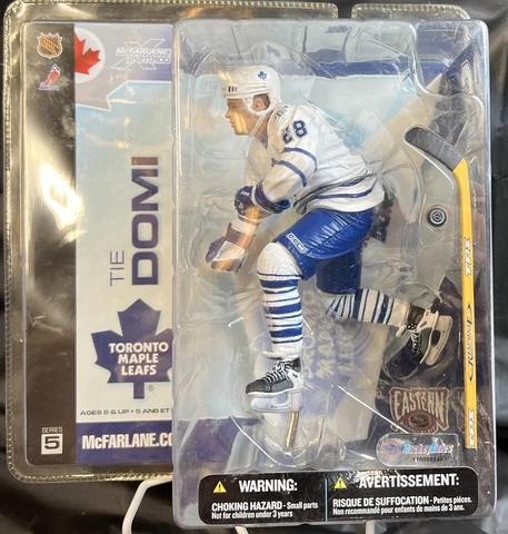 NHL "Tie Domi" #28 Toronto Maple Leafs [787926731248] White Jersey Series 5 Cover