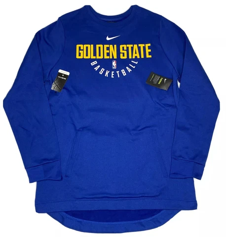 nike golden state warriors therma pullover Mens XL-T blue sweater nwt Sweatshirt Cover