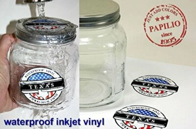 Papilio Inkjet Printable White Vinyl 10 Sheets, 8.5" x 11" - Image 1 of 2