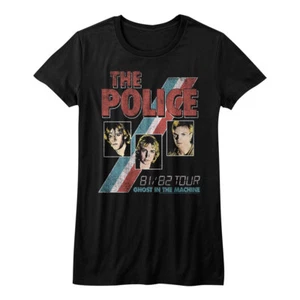 Camiseta ajustada para mujer The Police Ghost In The Machine 81-82 Tour música rock - Imagen 1 de 3