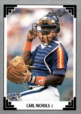 1991 Leaf #217 Carl Nichols - Image 1 of 2