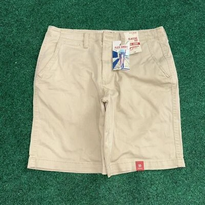 NWT Beige/Cream Arizona Men's Shorts, size 33 Chinos lightweight jorts - Image 1 of 4