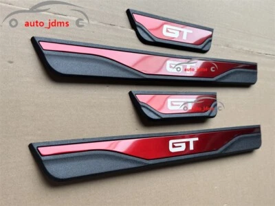 4Pcs Car Accessories Door Sill plate Guard Protector Cover For Kia Forte GT line - Image 1 of 4