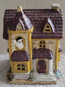 Ceramic Halloween Village Haunted House #1 (v. nice shape) - Picture 1 of 2