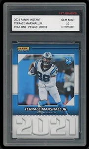 TARJETA DE NOVATO TERRANCE MARSHAL JR. 2021 PANINI INSTANTÁNEA AÑO UNO PRIMER GRADO 10 - Imagen 1 de 1