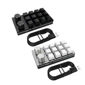 12 Key Mini Keyboard,  Keypad USB C Wired Multifunctional Gaming Keypad for PC - Picture 1 of 7