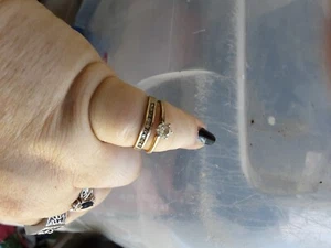 1/2 kt diamond solitaire with 1/3 band - Picture 1 of 1