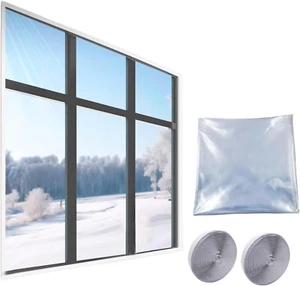 Heavy Duty Window Insulation Kit to Keep Cold Out in Winter Supper Clear Window - Picture 1 of 12