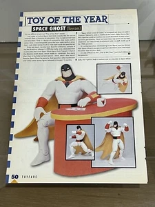SELTEN 1999 Toycom Space Ghost Coast 2 Coast SPIELZEUG DES JAHRES Werbung Promo GLAS GERAHMT - Bild 1 von 6