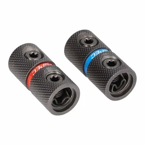 T-Spec VCP4 Coupler 4 Gauge In 4 Gauge Out Black Nickel Finish - Picture 1 of 6