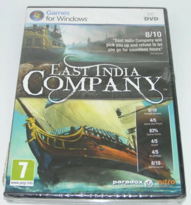 East India Company : PC CD DVD - ROM GAME 2010 Brand New & factory sealed - Image 1 of 2