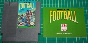 Nintendo NES Cart and Manual: NES Play Action Football - Picture 1 of 2