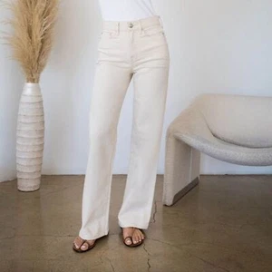 AYR The Secret Sauce Wide Leg Hose Gr. 32 Creme Jeans - Bild 1 von 15