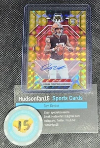 Dorian Thompson-Robinson 2023 Panini Mosaic #316 Auto Gold Prizm 10/10 Browns - Picture 1 of 2