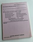 Vintage HUGHES AIRCRAFT COMPANY Form 64CS Message Notepad NOS 40 Pages USA