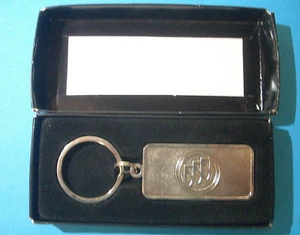 BUICK CLUB HOUSE Silver Tone Car Metal Key Chain Ring New in Box GM - Picture 1 of 2