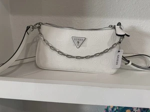 bolso bandolera con correa de cadena blanca adivina - Imagen 1 de 6