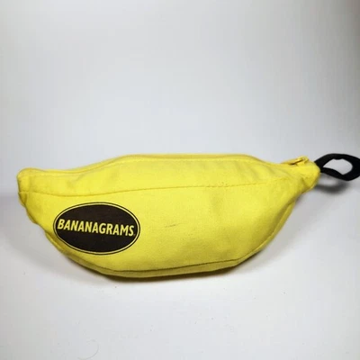 Bananagrams Crossword Family Fun Game Bananagram Word Play Banana 100 Complete - Image 1 of 2