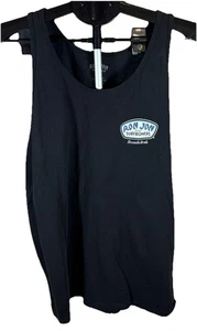 Ron Jon Surf Shop Black Tank Top Pensecola Beach Florida Size L 100% Cotton - Picture 1 of 4