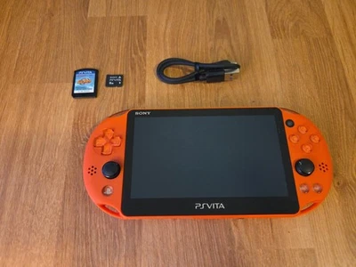 Sony PS Vita 2000 Slim PCH-2000 - Neon Orange - *GREAT * + Charger - Image 1 of 4