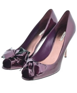 Zapatos de salón MIU MIU para mujer talla 34,5 charol púrpura - Imagen 1 de 6