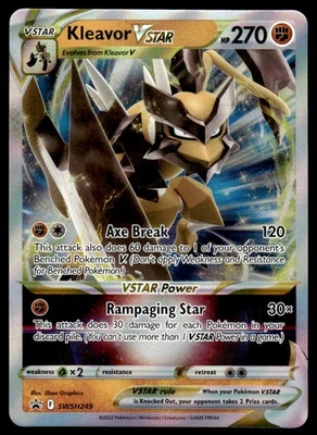 Pokemon TCG SWSH: Sword & Shield Promo Cards #SWSH249 Kleavor VSTAR NM - Image 1 of 2