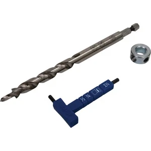 Kreg Easy-Set Step Drill Bit with Stop Collar & Gauge/Hex Wrench KPHA308 Kreg - Picture 1 of 4