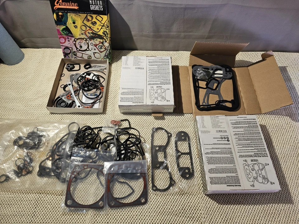 LOTE SELLOS/JUNTAS HARLEY DAVIDSON (CAJA ABIERTA NUNCA USADA) Foto 1 de 4