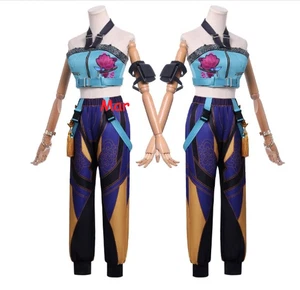K-Pop: Dämonenjäger Zoey Outfit Damen Uniform Anzug Halloween Cosplay Kostüm - Bild 1 von 13