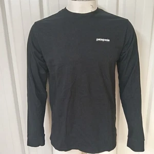 Patagonia Langarm P-6 Logo Responsibili-Tee schwarz Herren Small (S) L/S T-Shirt - Bild 1 von 10