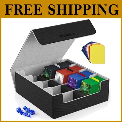 Large Capacity Card Deck Case with 10 Dividers - Image 1 of 4