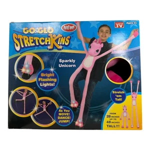 STRETCHKINS Go & Glo Playful Puppy blau Plüsch - wie im Fernsehen gesehen - NEU - Bild 1 von 6