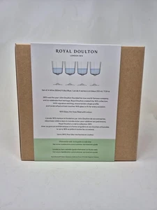 Royal Doulton 1815 Wine 350ml Blue | Set of 4 - Picture 1 of 6