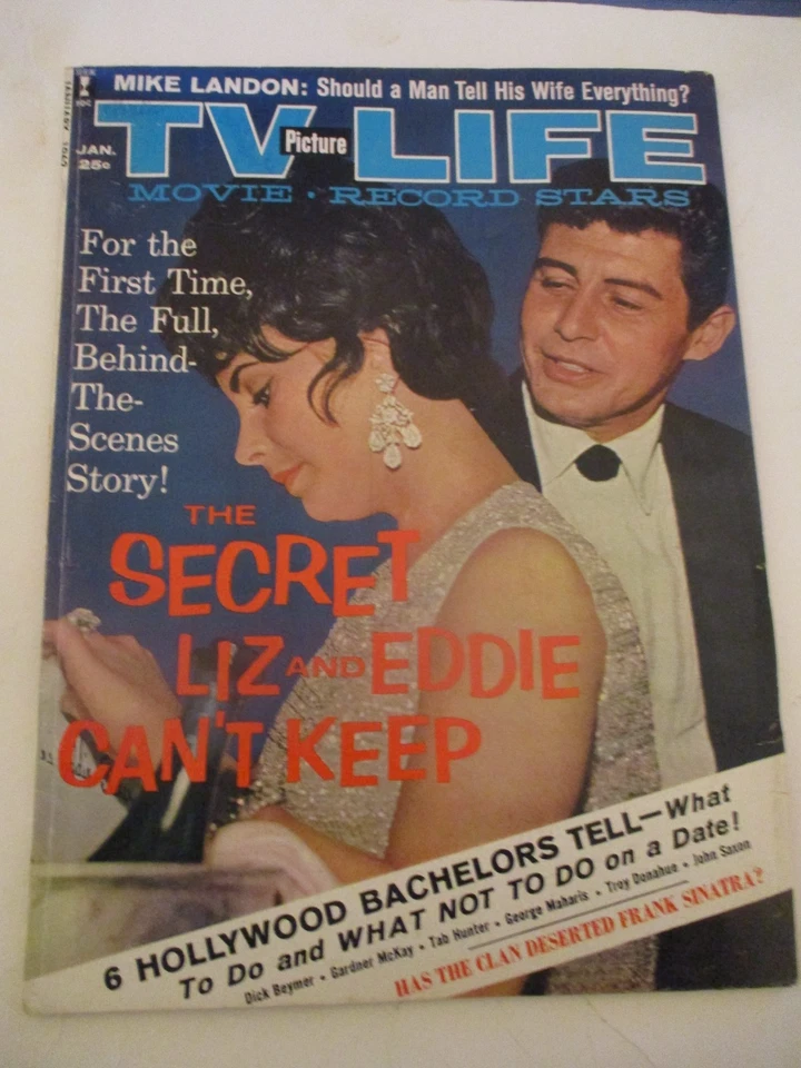 Elizabeth Taylor, Rock Hudson, Lucille Ball - TV Picture Life Magazine 1962 - Image 1 of 1