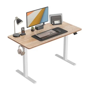 Height Adjustable Electric Standing Desk, 48 x 24 Inches Stand Up Table, Sit ... - Picture 1 of 8